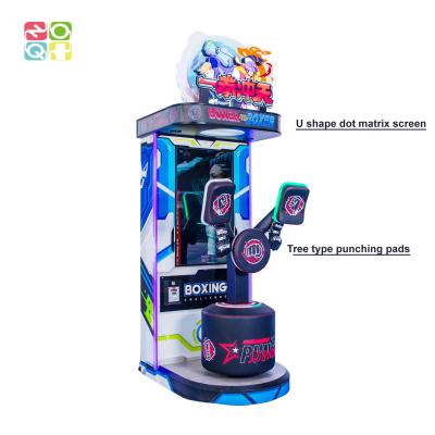 Китай Tree Type Punching Pads Boxing Game Machine Coin Operated Arcade With 42