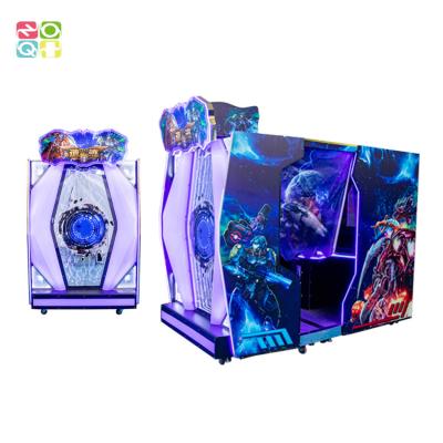 China 4D Aliens Swarm Shooting Arcade Game 2 Player Big Shooting Simulating Machine for sale