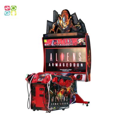 China Aliens Armageddon 55'' LCD Shooting Game Machine Coin Operated Shooting Simulator for sale