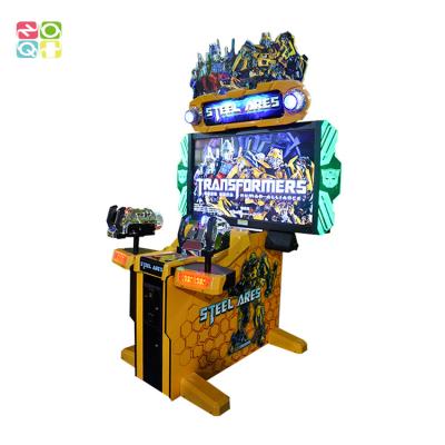 China HD 55 Inch LCD Transformers Shooting Arcade Machine Simulating Game for sale