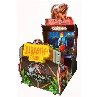 China Mini Jurassic Park Shooting Game Machine With Dynamic Platform Video Shooting Arcade Games for sale