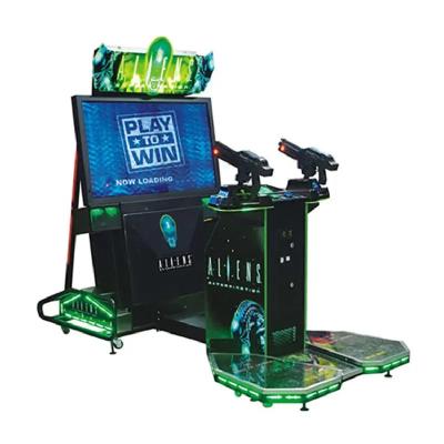 China Alien Extermination Arcade Shooting Game Machine com arma especial Plataforma dinâmica 55 polegadas 2 jogadores jogo de vídeo clássico à venda