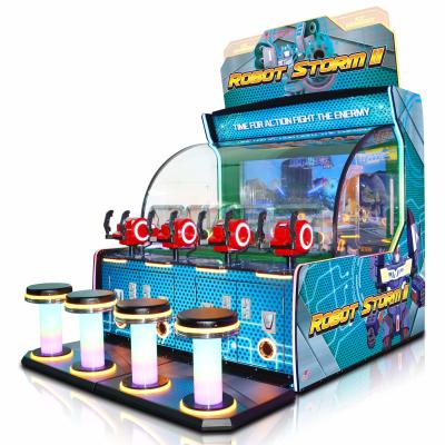 China Robot Storm 2 - 4 Players Ball Shooting Game Ticket Redemption Arcade Game Machine zu verkaufen