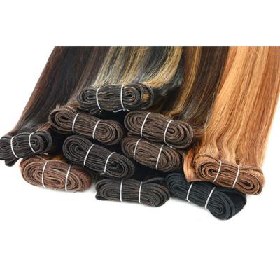 China Weave Thread Weft In Hair Extensions 30 Inch Length 5 Minutes double weft hair extensions for sale