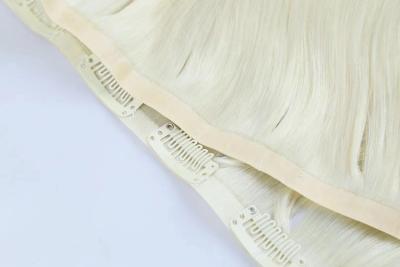China Soft Smooth Luster Seamless Clip In Hair Extensions Suppliers for sale