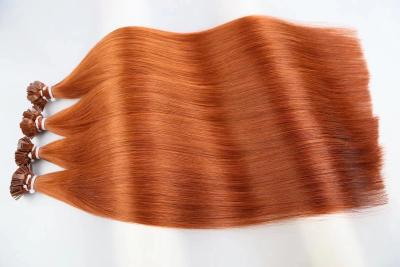 Chine Les prolongements pré collés droits de cheveux inclinent à plat 40 pouces de largeur d'extension collée de cheveux à vendre