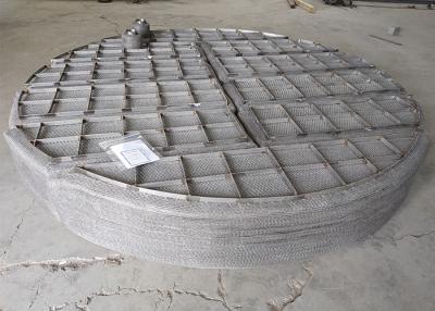 China Barra plana del filtro 25*3m m del separador de partículas de Knitmesh de los depuradores de gas de la cola en venta