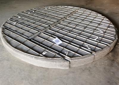 China 1250x600mm Demister Pad SS304 Scrubber Mist Eliminator Drain Hole At Bottom for sale