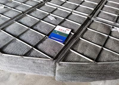 China SS321 Wire Mesh Pad Mist Eliminator Dia 6000mm For Chemical Column for sale