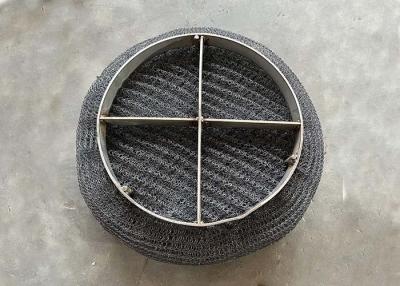 China SS316L Co Knitting Demister Mist Eliminator Pads With Glass Fiber Square Shape for sale