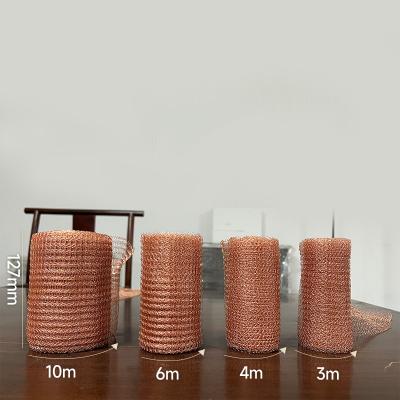 China Flatten And Ginning Type Copper Knitted Mesh for sale