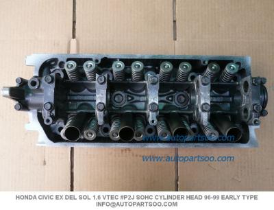 China # P2J SOHC CYLINDER HEAD 96-99 EARLY TYPE NO CORE HONDA CIVIC EX DEL SOL 1.6 VTEC for sale