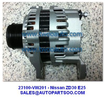 China 23100-VW20A - New Nissan Urvan Alternator ZD30 12V 80A Alternador for sale