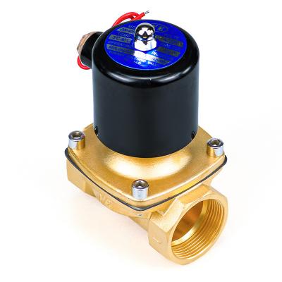 China Válvula electromagnética normalmente cerrada de alta presión de 2 maneras de la válvula de control del solenoide para el agua en venta