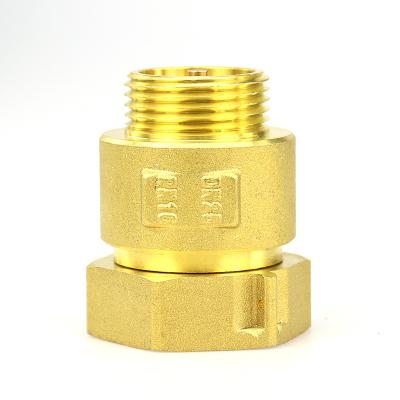 China Anti Air Rotation Brass  Check Valve Vertical Male Female Check Valve for sale