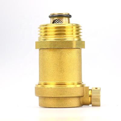 China Sola válvula de aire de la bola de RoHS, válvula de escape auto de cobre amarillo del aire en venta