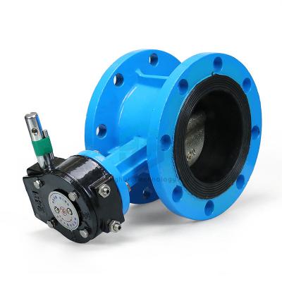 China ODM PN16 Electric Motorized Valve Ductile Iron Butterfly Valve Flange Connection for sale