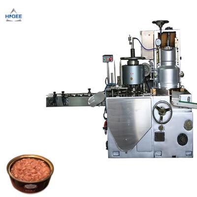 China Higee canned pork luncheon meat filling and vacuum sealing machine line for sale