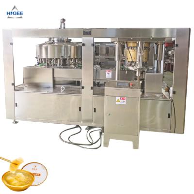 China Canned bowl type bird's nest liquid filling and seaming machine beverage machinery wrap around labeling machine for sale