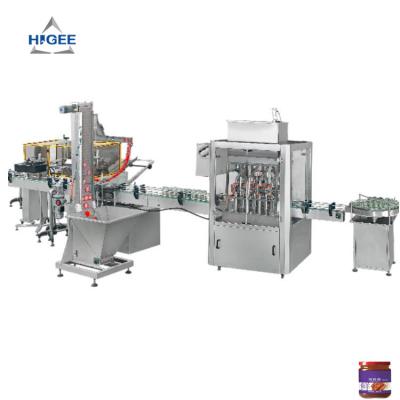 China sauce bowl automatic filling capping labeling machine for tomato chilli paste fish sauce bottling machine Te koop