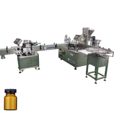 China Línea de producción de 2 ml de vial de vidrio para el llenado de polvo de botellas de penicilina en polvo máquina de llenado de vial estéril máquina de llenado de vial en venta