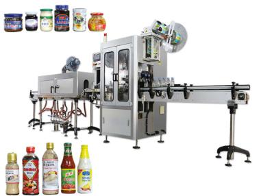 Chine Machine à étiquettes de douille de petite capacité de rétrécissement, machine d'applicateur de douille pour la bouteille ronde à vendre