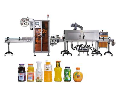 China Digital Control Beer Bottle Sleeving Machine 100BPM With Steam Generator for sale