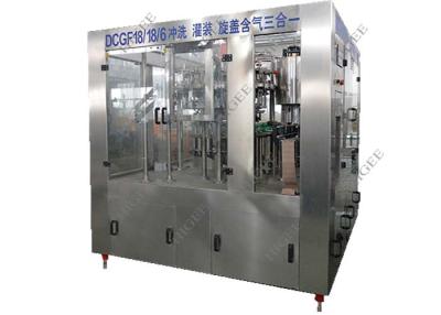 China Small Plastic Bottle Carbonated Drink Filling Machine 32 Rising Heads 6kw for sale