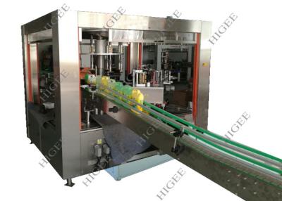 China Glass Cantainer Automatic Gluing Machine , Hot Melt Glue Machine For Bottle Cans for sale