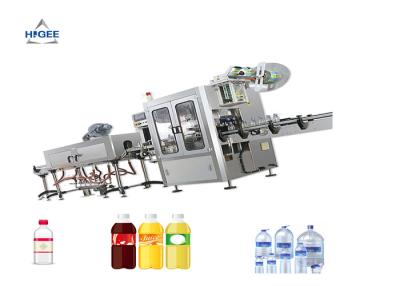 China Shrink Sleeve Wine Bottle Filling Capping And Labeling Machine Double Head for sale