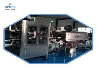 China Pvc Shrink Sleeve Applicator Machine With Shrink Steam Tunnel For Plastic Cups for sale