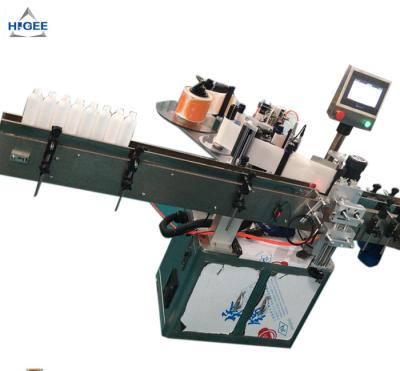 China Commercial Glass Bottle Sticker Labeling Machine For Tin Cap Front Back for sale