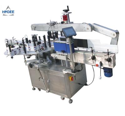 China Double Side Sticker Labeling Machine For Shampoo Bottles Adhesive Labeling for sale