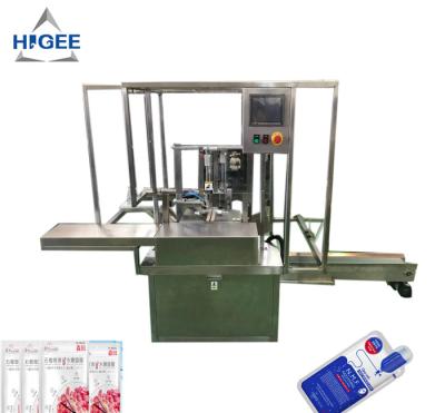 China 1 Phase Auto Packing Machine For Facial Mask Folding , Filling And Sealing for sale