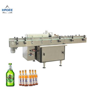 China Wet / Cold Glue Labeling Machine For Beer Glass Bottles Jars Cans Tubes for sale