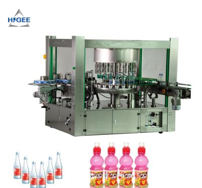 China Rotary Three Phase Hot Melt Glue Labeling Machine For PET Oval Round Bottles for sale