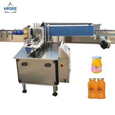 China Best canned vegetable labeling machine with mixed vegetables in can canned turn in vegetable wet glue labeling machine for sale
