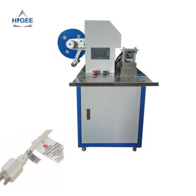 China Wood chocolate hammer labeling machine iron wire labeling machine spatul labeling machine for sale