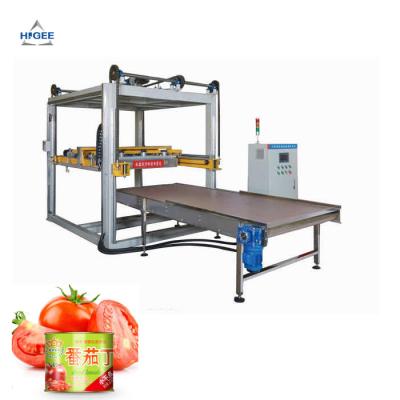 China Factory empty tin can palletizer stacking machine food can palletizing machine pallet machine for sale