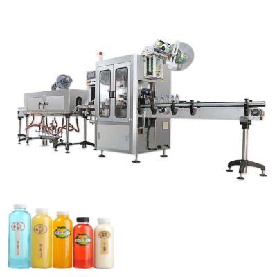 China PVC sleeve shrink applicator labeling machine for round bottle glass bottle tin cans for sale