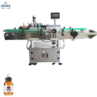 China Máquina de etiquetas automática de alta velocidade do tubo de ensaio da garrafa de vidro da penicilina da ampola máquina de etiquetas horizontal à venda