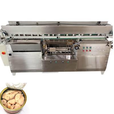 China Tin can tuna fish wet glue labeling machine for canned sardine 125g cold glue label machine for sale