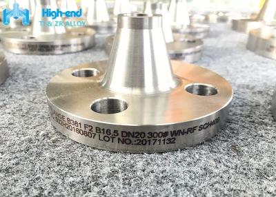 China AS9100 Titanium Flange ASTM B381 Raised Face Weld Neck Flange for sale