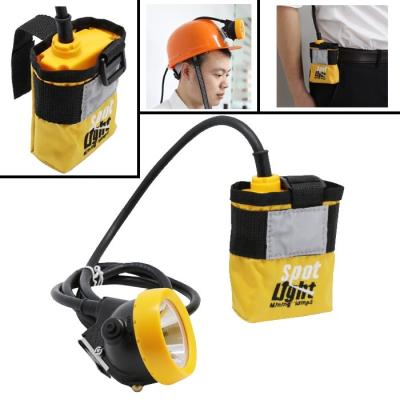 China 15000lux Led Cord Underground Cap Lamps Rechargeable 6.6 Ah Liion for sale