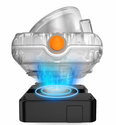 China KL6LM Miner Head Lamp 15000 Lux Wireless Charging LED Display ATEX Certificate for sale