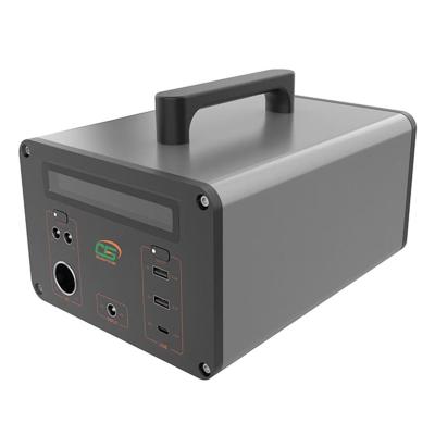 China 500W Portable Power Station Generator Emergency Power Supply LiFePO4 Battery Type for sale