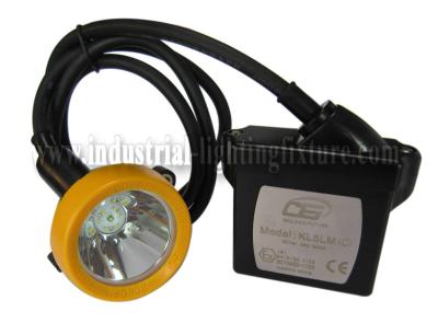 China ATEX 15000 Lux 1.5A LED Miners Cap Lamp DC 4.2V KL5M , Miner Cap Lamp for sale