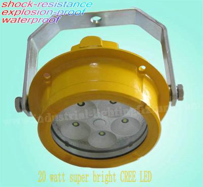 Cina Luce commerciale 20W, luce del baldacchino della stazione di servizio LED di G3 più luminosa di pista protetta contro le esplosioni del LED in vendita