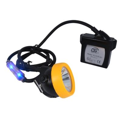 China KL5LMD2 20000lux Portable LED Mining Headlamp With Blue Rear Light for sale