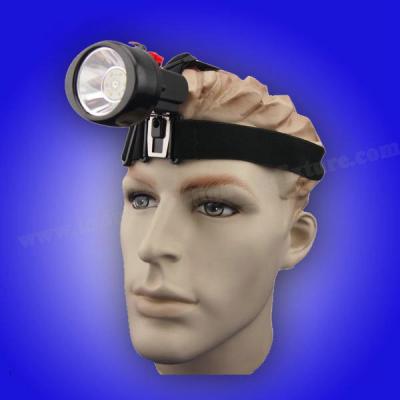 China Cordless 4.2V LED Industrial Miners Cap Lamp Long Life KL2.5LM With 90 Degree for sale
